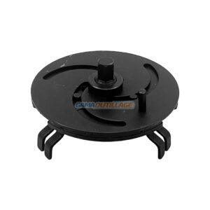 Outil arrache bouchon de réservoir 07908 en acier robuste.