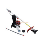 Débroussailleuse essence à dos TITANTEC TT-BG520T avec accessoires, lame et tête fil automatique.