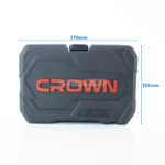 CAISSE A DOUILLE 1/4" 46PCS CROWN – Image 8