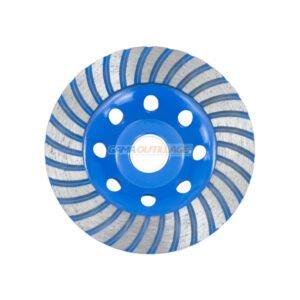 Disque à poncer béton Ø115mm TA08578 bleu, segments diamantés turbo