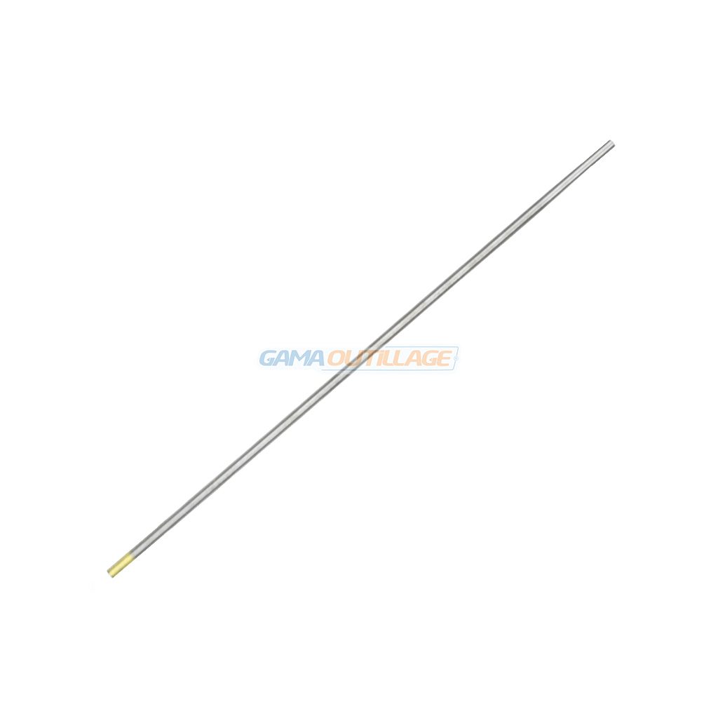 1 PRINCIPALE GAMA OUTILLAGE Électrode tungstène lanthane 2.4×150 – GAMA OUTILLAGE
