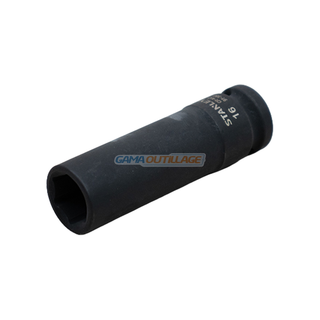 1 PRINCIPALE GAMA OUTILLAGE Douille à choc 16mm Stanley 1/2 - GAMA OUTILLAGE