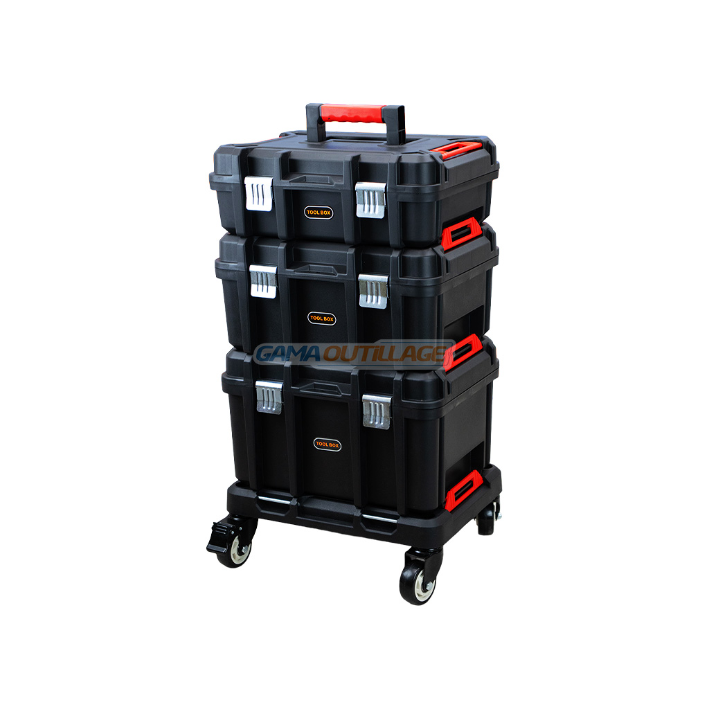 1 PRINCIPALE GAMA OUTILLAGE Kit Rangement 3pcs Dynamo GA801 GAMA OUTILLAGE