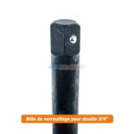 BRAS 3/4" 450MM A CHOC – Image 3