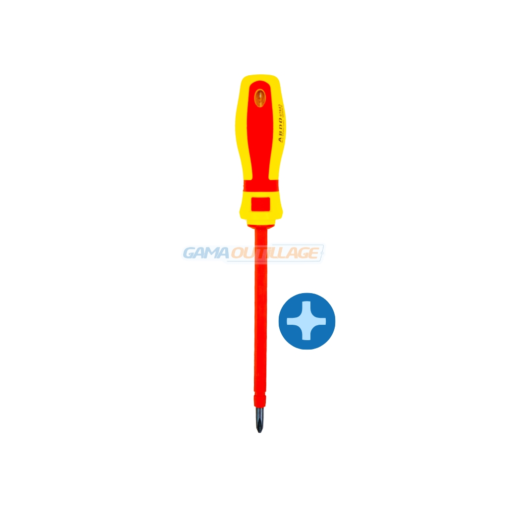 1 PRINCIPALE GAMA OUTILLAGE Tournevis Testeur Isolé PH2 | GAMA OUTILLAGE