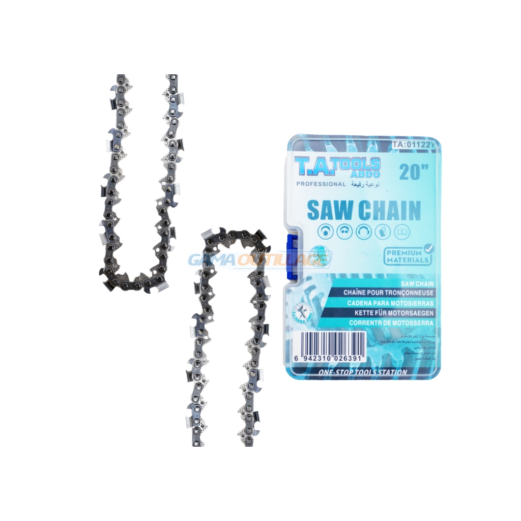 1 PRINCIPALE GAMA OUTILLAGE Chaîne Tronçonneuse 20 TA 11227 | GAMA OUTILLAGE