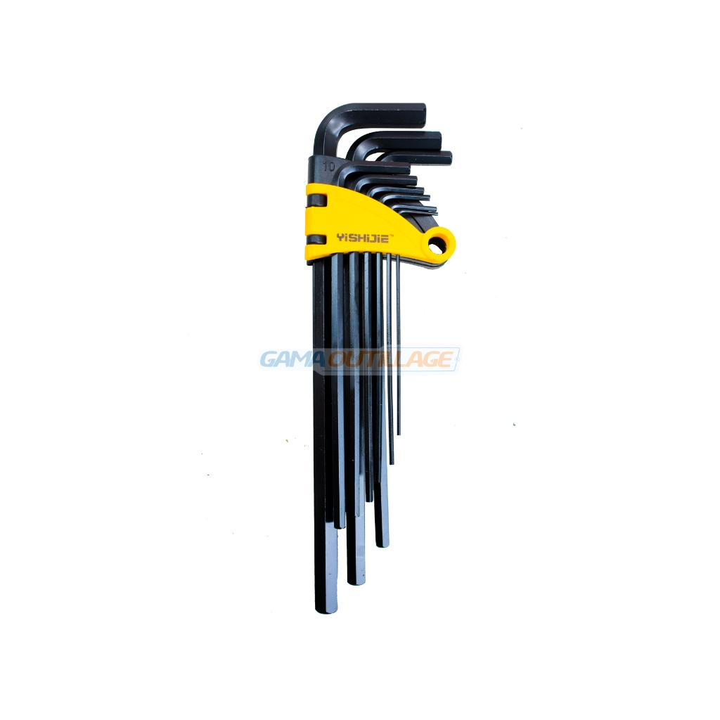 1 PRINCIPALE GAMA OUTILLAGE Jeu de clés Allen 9 pcs | GAMA OUTILLAGE