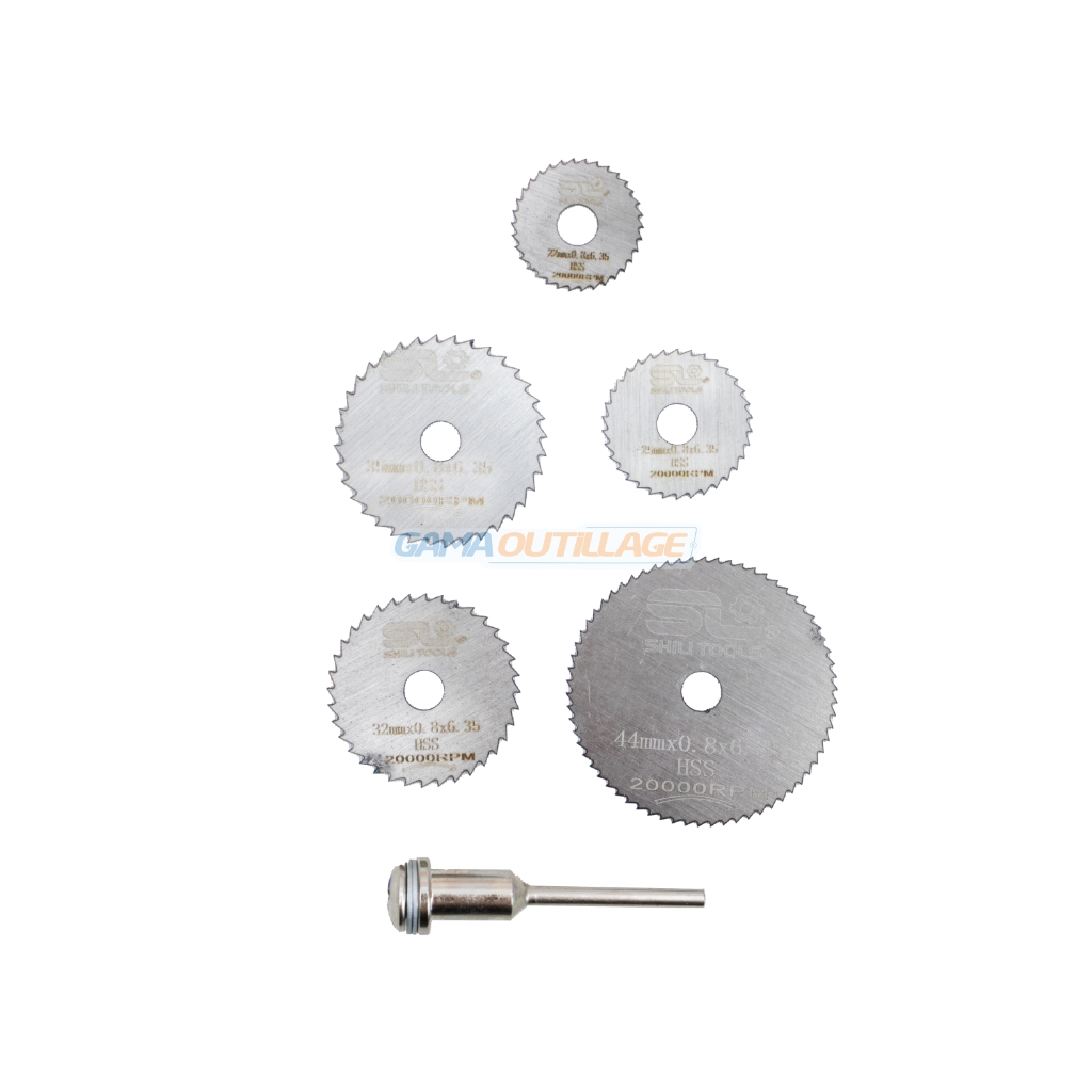 1 PRINCIPALE GAMA OUTILLAGE Jeu Disques Outil Rotatif Shili | GAMA OUTILLAGE