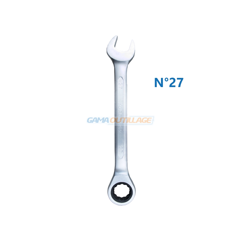 1 PRINCIPALE GAMA OUTILLAGE CLE MIXTE A CLIQUET N°27 YOFE – Image 1