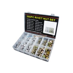 Coffret écrous à sertir 300 pcs | GAMA OUTILLAGE