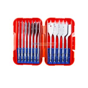 Coffret meche a bois plate 12pcs | GAMA OUTILLAGE
