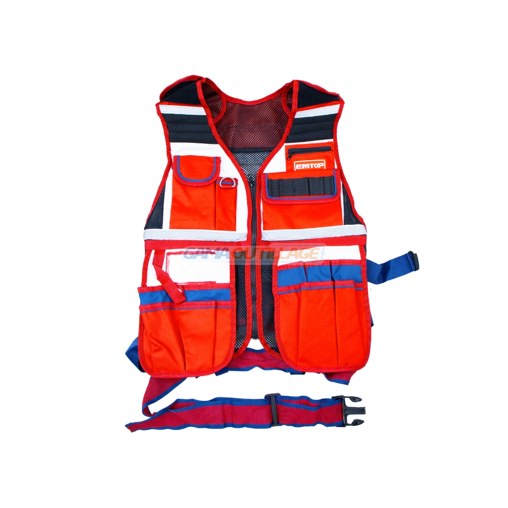 1 PRINCIPALE GAMA OUTILLAGE Gilet porte outil EMTOP ETVT1701 - GAMA OUTILLAGE