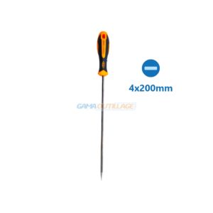Tournevis plat 4x200mm - GAMA OUTILLAGE