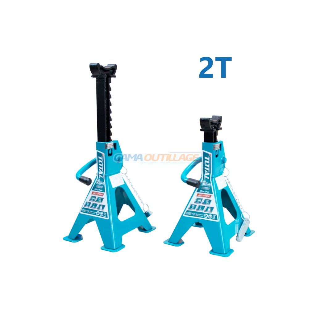1 PRINCIPALE GAMA OUTILLAGE Jeu de chandelles 2ton TOTAL THJS0205 GAMA OUTILLAGE