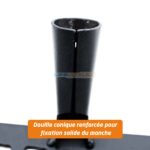 RATEAU NOIR 16 DENTS 43CM BELLOTA – Image 2