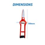 SECATEUR A LAME DROITE 190MM BELLOTA – Image 4