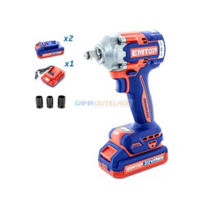 Boulonneuse sans fil 20V EMTOP GAMA OUTILLAGE