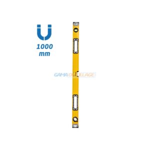 Niveau tubulaire magnétique 100cm GAMA OUTILLAGE