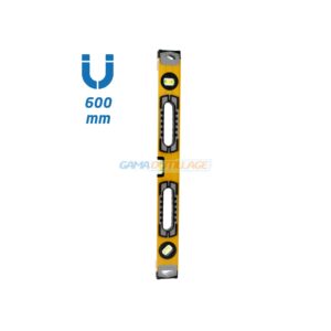 Niveau tubulaire magnétique 60cm GAMA OUTILLAGE