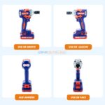 BOULONNEUSE S/FIL 1/2" 20V 2*2.0AH 405N.M BRUSHLESS EMTOP – Image 3