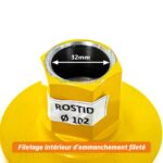 COURONNE DIAMANT 102*450MM ROSTID – Image 2