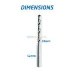 MECHE A METAUX HSS-G 5.0MM BOSCH – Image 3