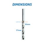MECHE A METAUX HSS-G 6.0MM BOSCH – Image 3