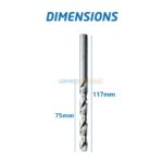 MECHE A METAUX HSS-G 8.0MM BOSCH – Image 3
