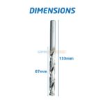 MECHE A METAUX HSS-G 10.0MM BOSCH – Image 3