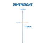 TUNGUSTEN ELECTRODE INOX WR VIOLET 3.2*150 SKYWELD – Image 2